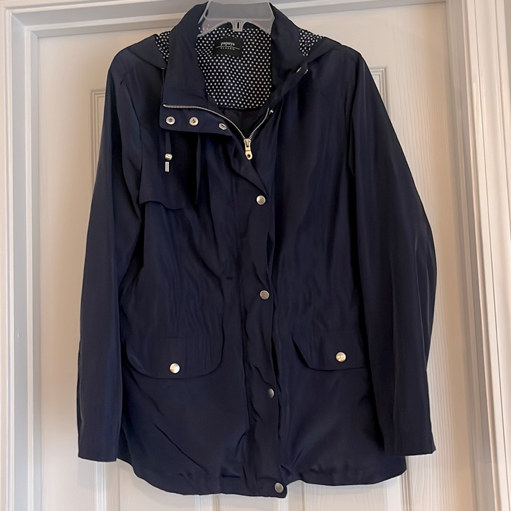 Papaya Classic jacket Navy blue Size 16